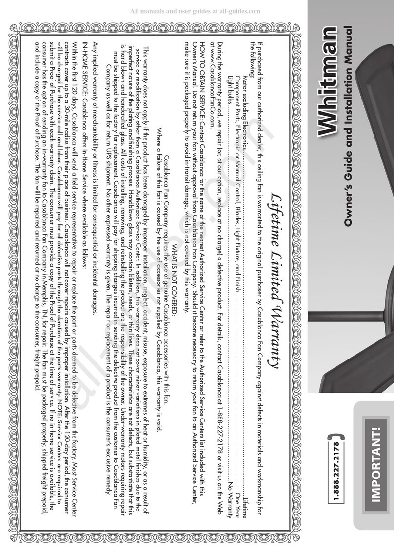 Hunter Whitman Manuel d'instructions