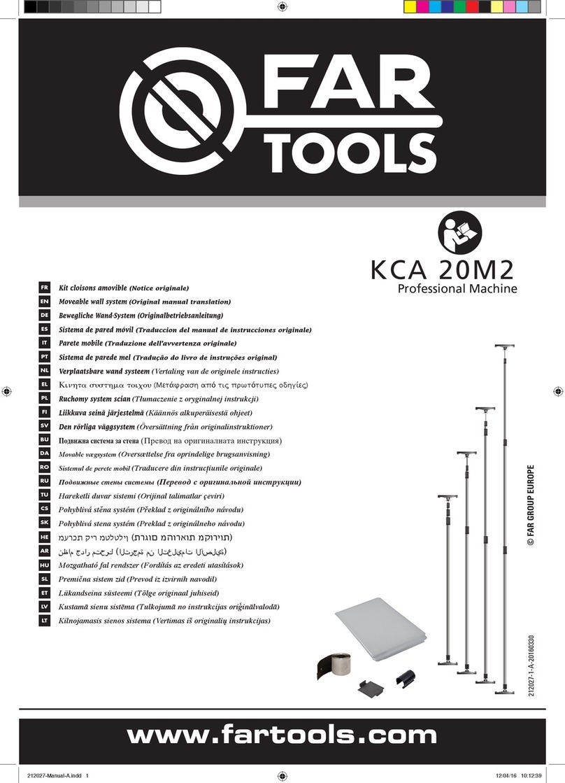 Far Tools KCA 20M2 Manuel utilisateur