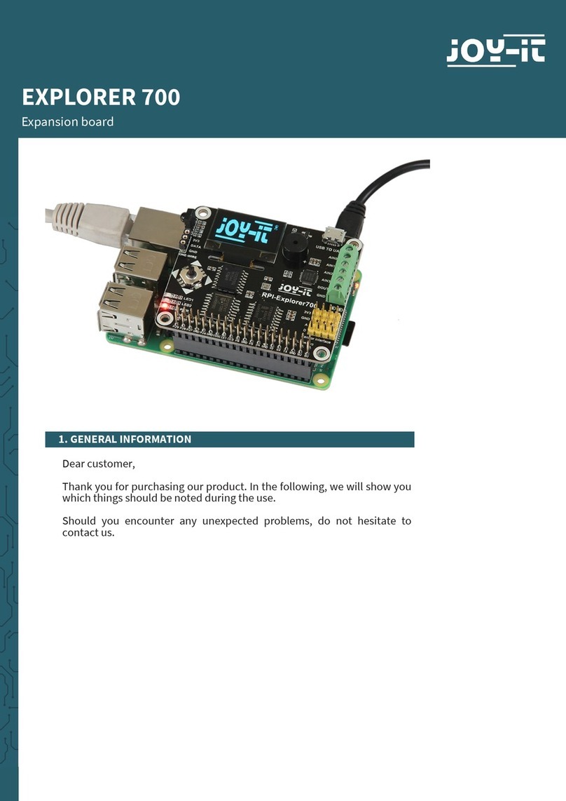 Joy-it EXPLORER 700 Manuel utilisateur