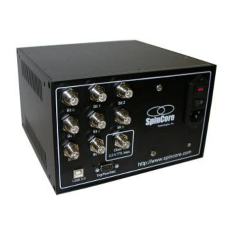 SpinCore Technologies PulseBlasterUSB Manuel utilisateur