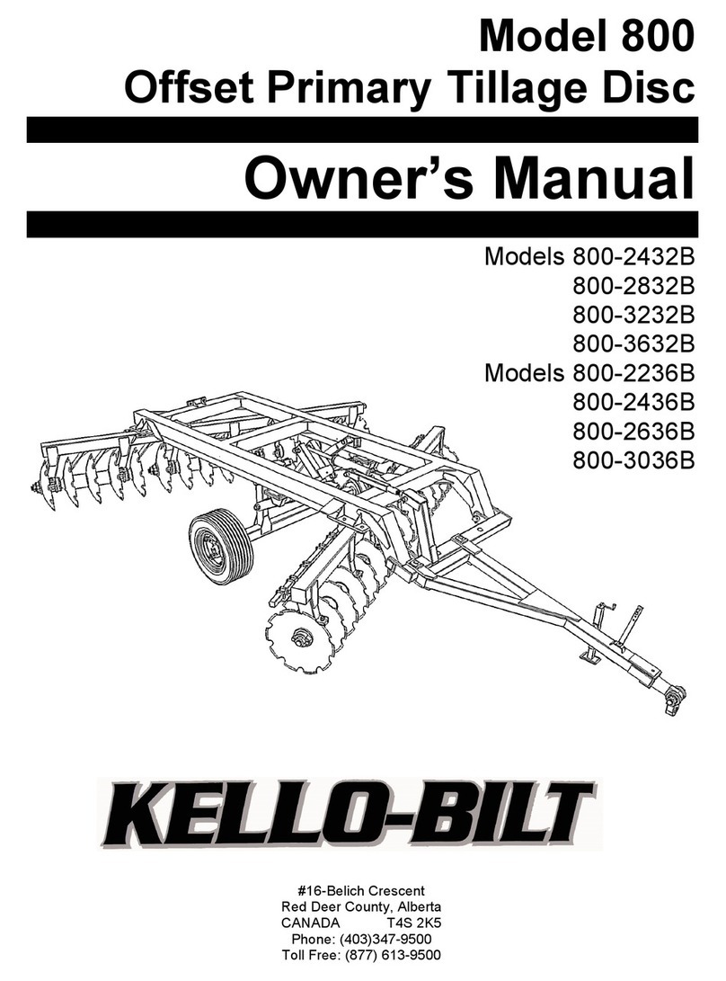 KELLO-BILT 800 Series Manuel utilisateur