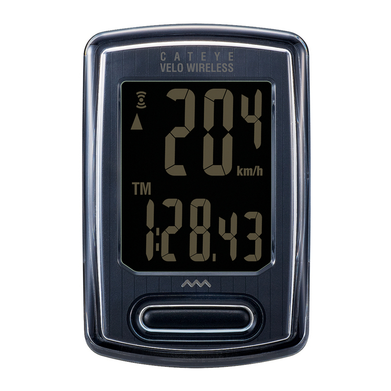 Cateye Velo Wireless Manuel utilisateur