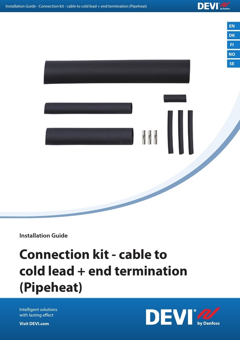 Danfoss DEVI 140F0955 Manuel utilisateur