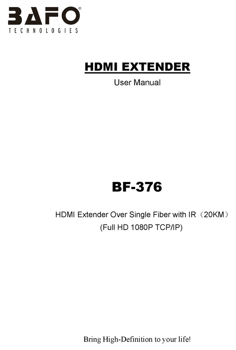 Bafo BF-376 Manuel utilisateur