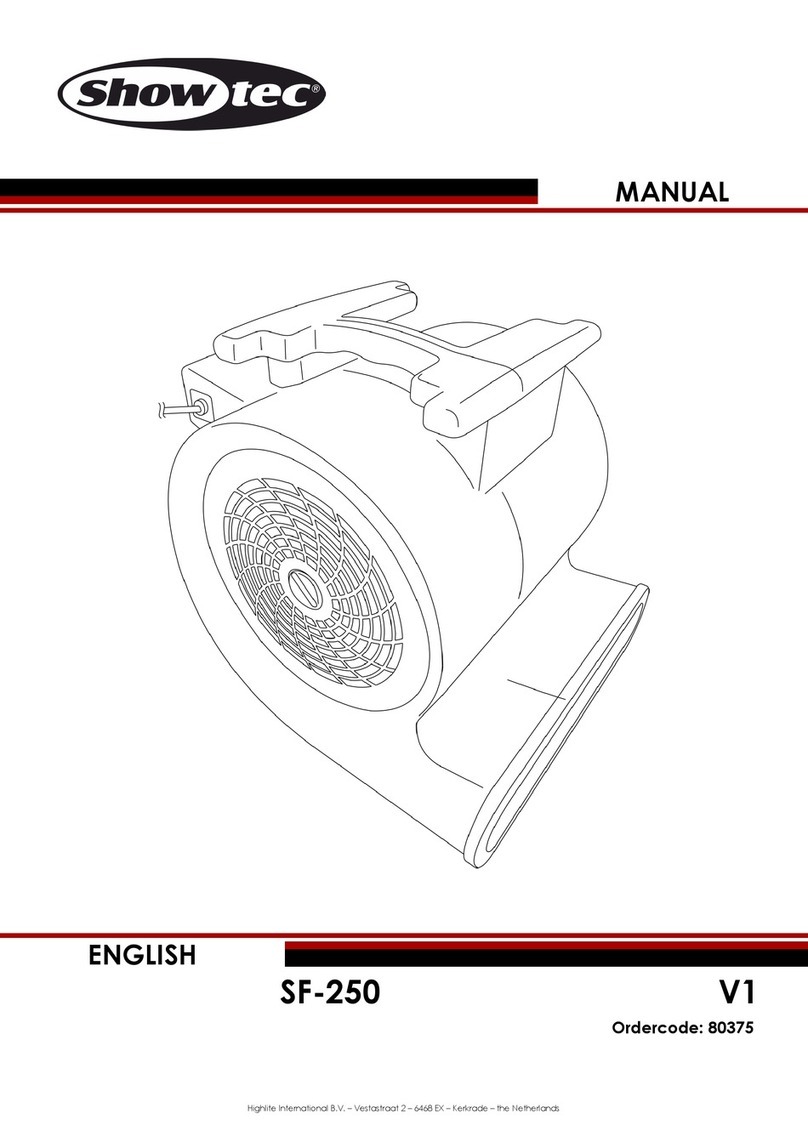 Show Tec SF-250 Manuel utilisateur