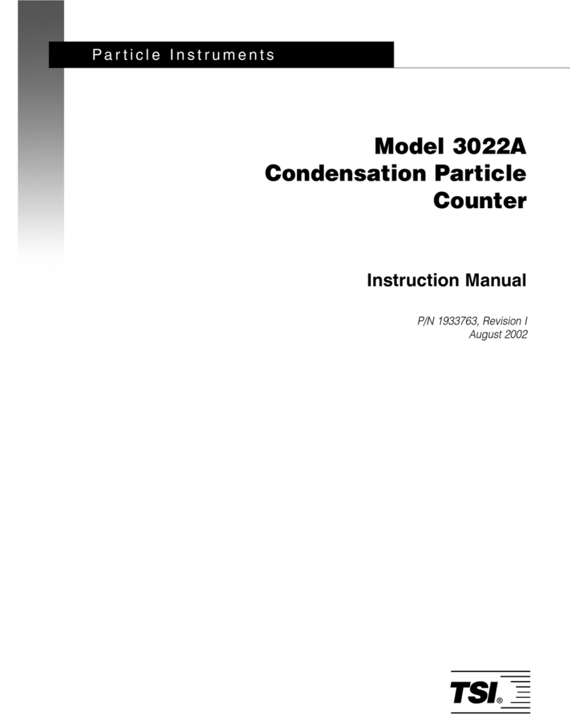 TSI Instruments 3022A Manuel utilisateur