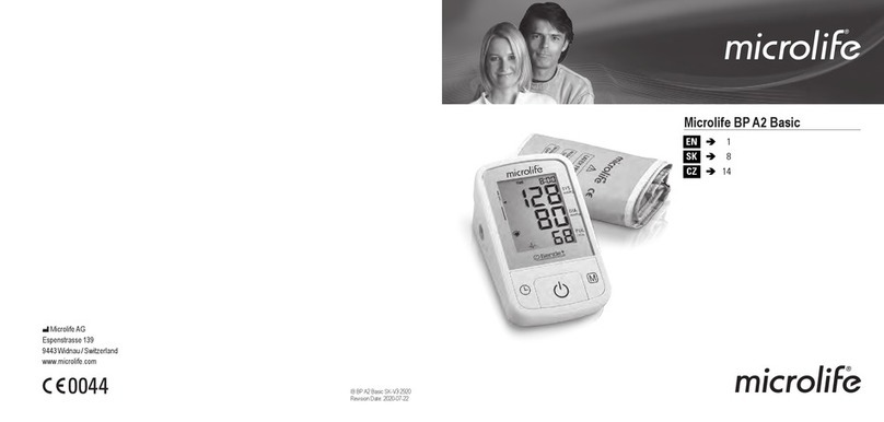 Microlife BP A2 Classic Manuel utilisateur