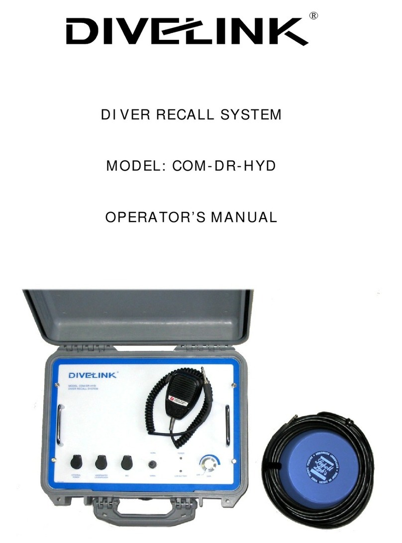 DIVELINK COM-DR-HYD Manuel utilisateur