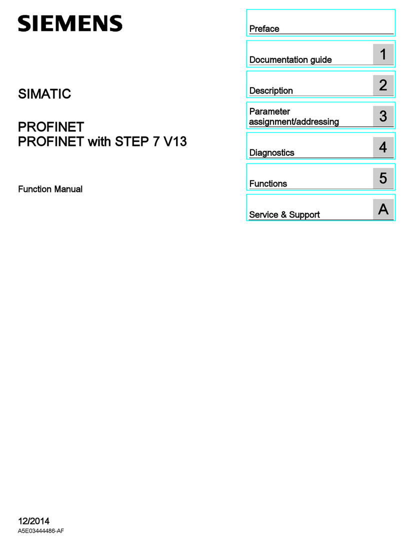 Siemens SIMATIC PROFINET Manuel de la liste des pièces