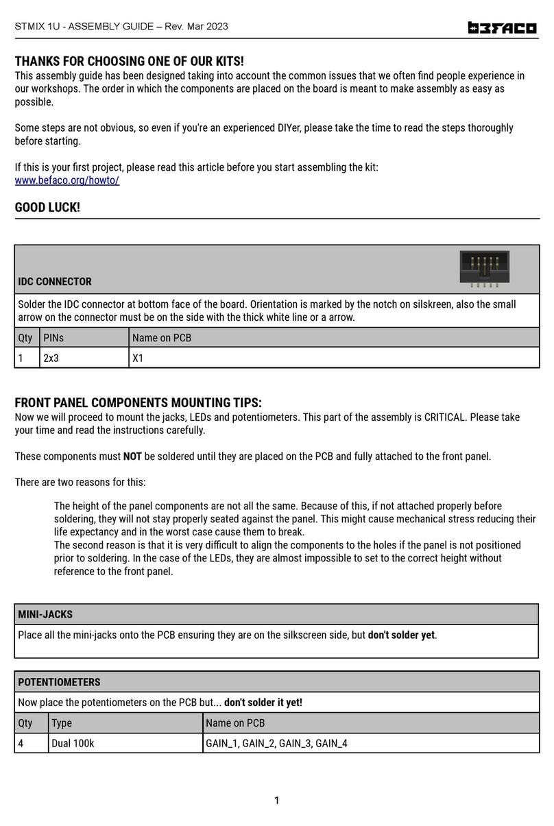 Befaco STMIX 1U Manuel utilisateur