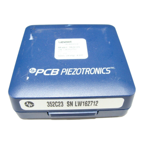 PCB Piezotronics 352C23 Manuel utilisateur