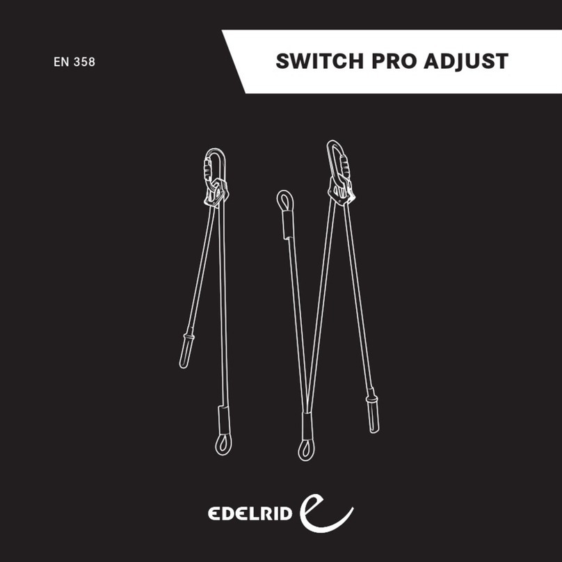 EDELRIDe Switch Pro Adjust Manuel utilisateur