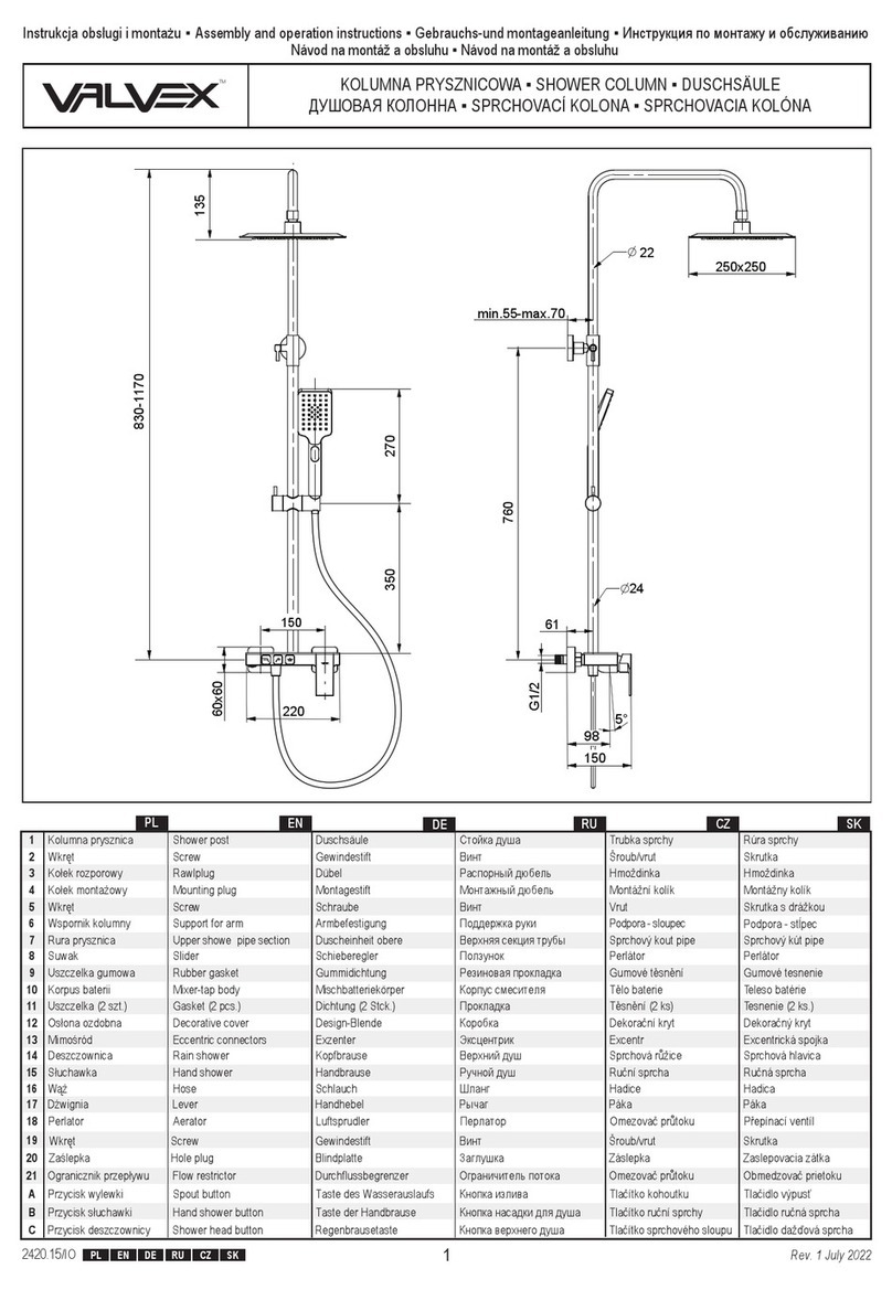 VALVEX ARS 2420150 Manuel de la liste des pièces