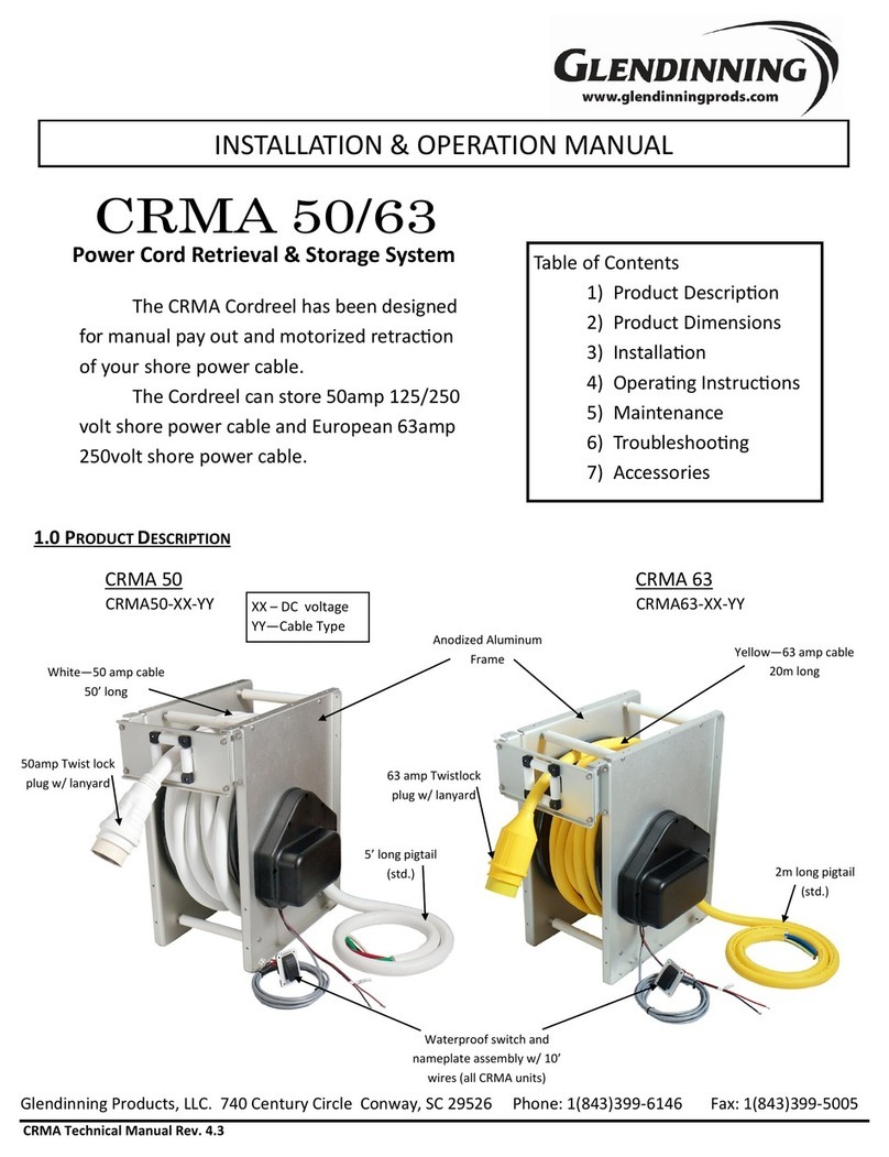 Glendinning CRMA 50 Manuel utilisateur Glendinning CRMA 50 Manuel utilisateur