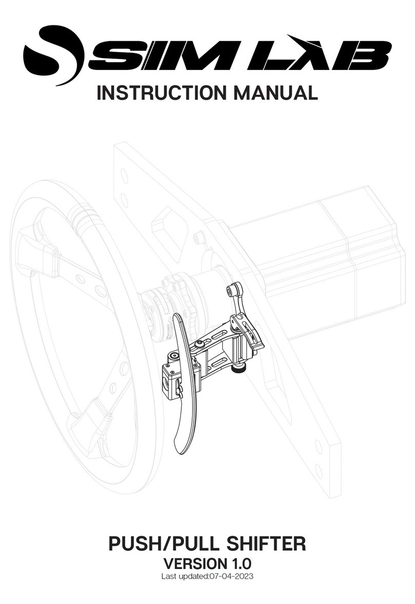 Sim-Lab PUSH/PULL SHIFTER Manuel utilisateur