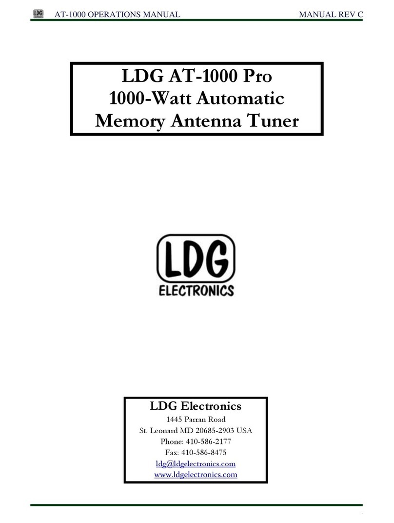 LDG AT-1000Pro Manuel utilisateur