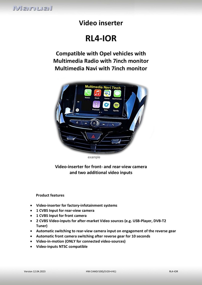 Car-Interface.com RL4-IOR Manuel utilisateur Car-Interface.com RL4-IOR Manuel utilisateur