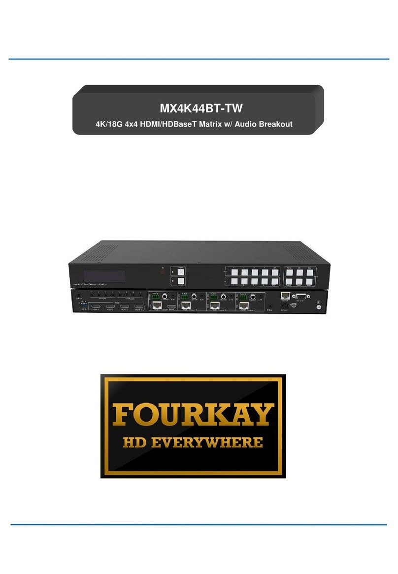 FOURKAY MX4K44BT-TW Manuel utilisateur