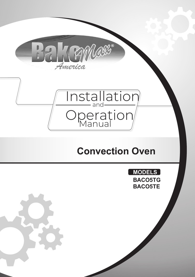 Bake Max BACO5T Series Manuel utilisateur