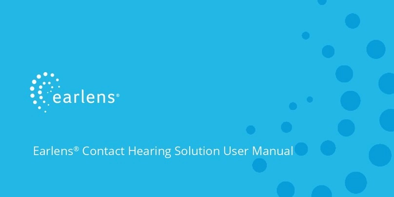 Earlens Contact Hearing Solution Manuel utilisateur