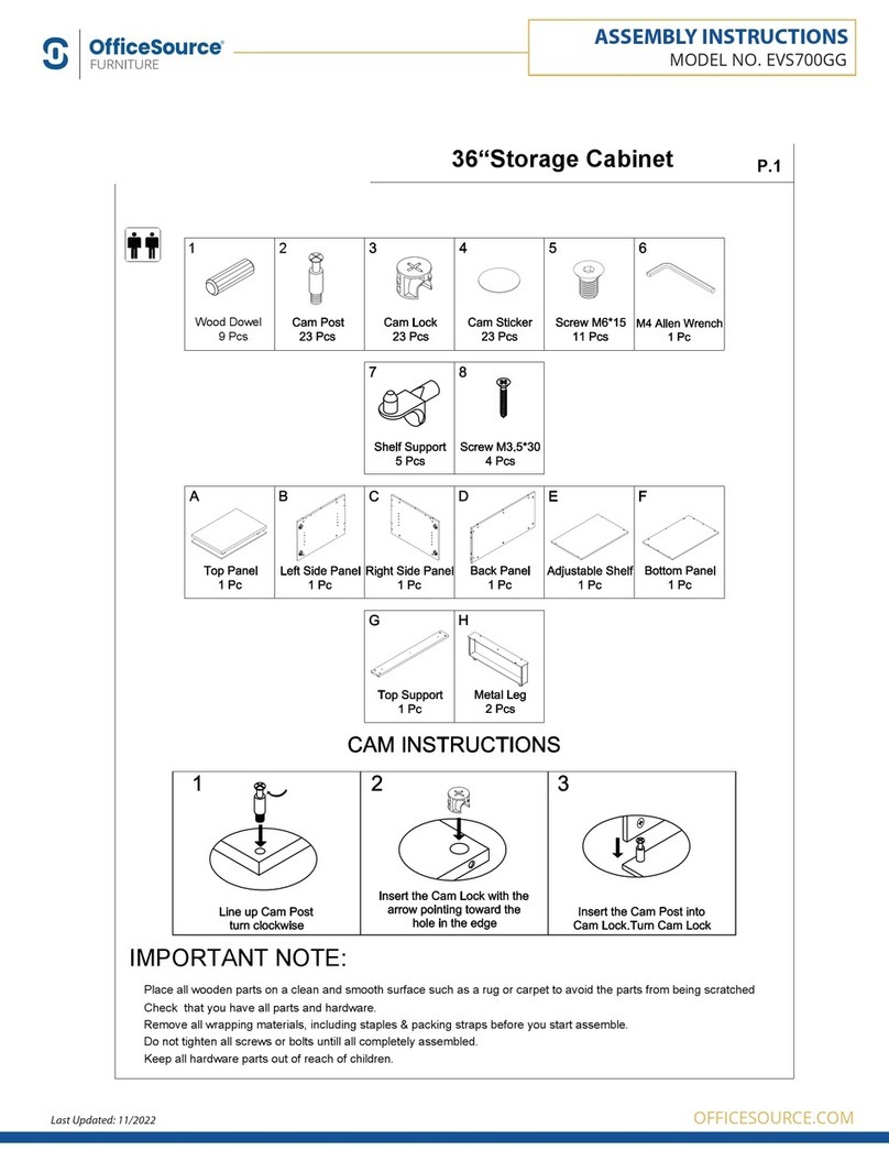 OfficeSource EVS700GG Manuel utilisateur OfficeSource EVS700GG Manuel utilisateur