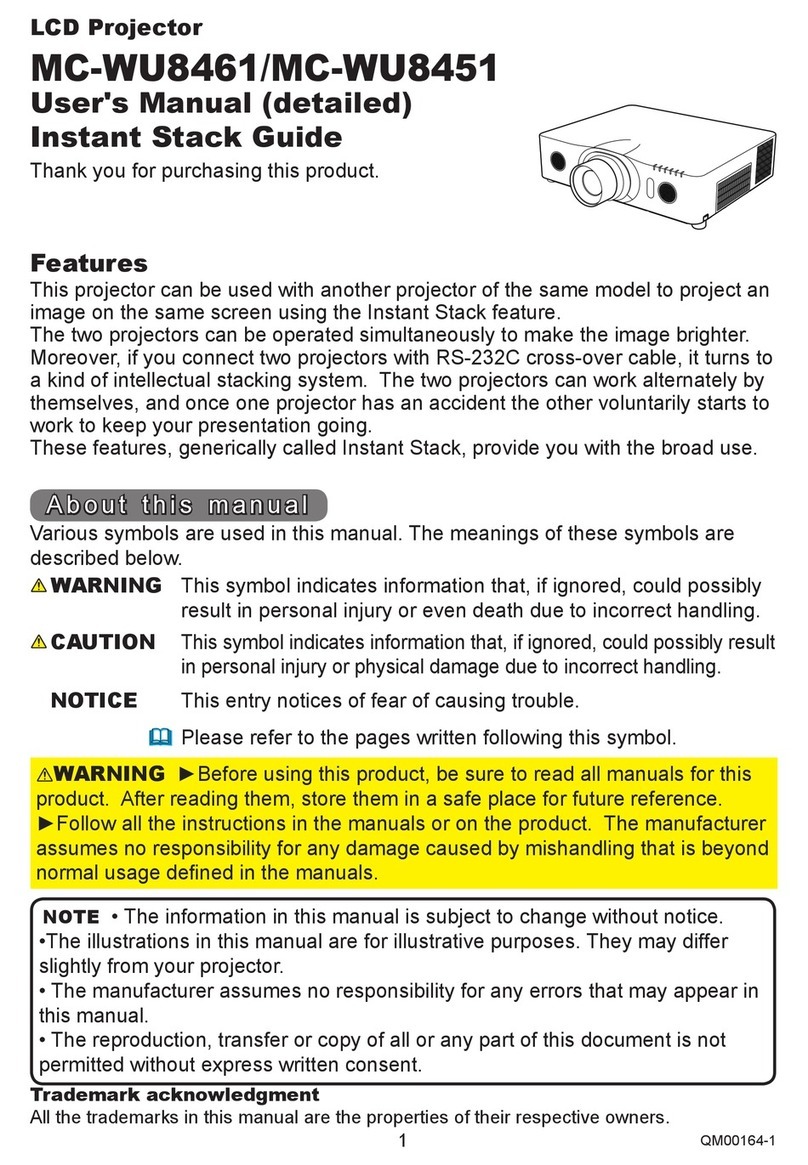 Maxell MC-WU8461 Manuel utilisateur