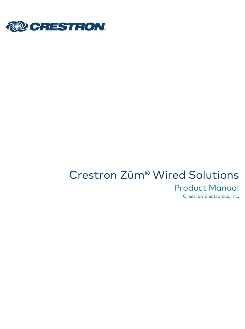 Crestron Zūm Manuel utilisateur
