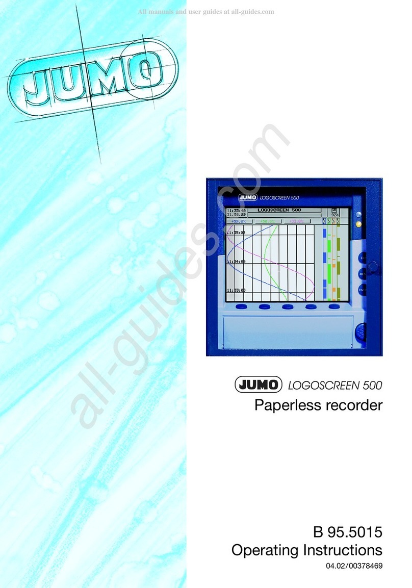 JUMO LOGOSCREEN 500 Manuel utilisateur