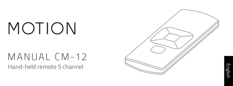 Motion CM-12 Manuel utilisateur Motion CM-12 Manuel utilisateur