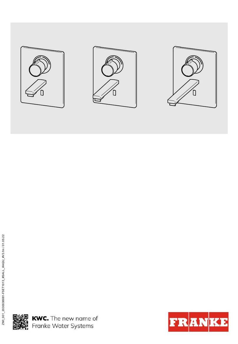 Franke F5E-Therm F5ET1013 Manuel utilisateur