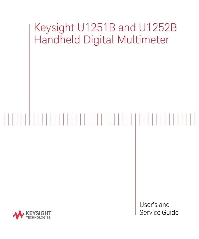 Keysight U1252B Manuel Keysight U1252B Manuel