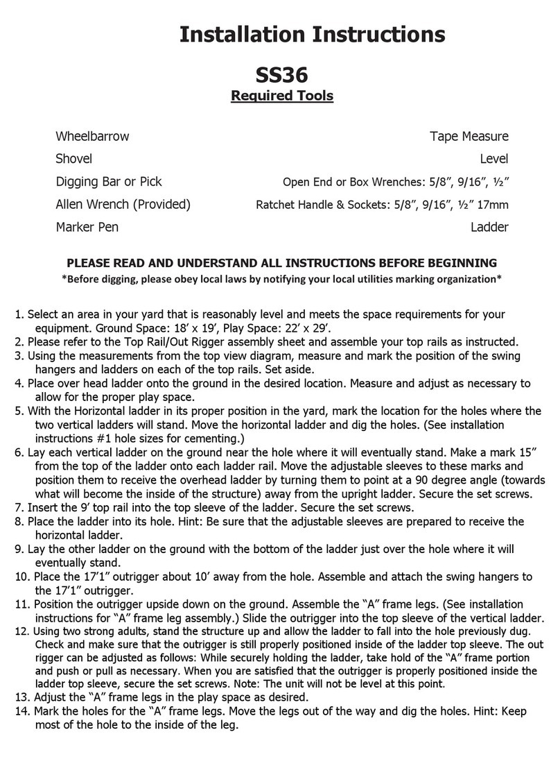 Component Playgrounds SS36 Manuel utilisateur Component Playgrounds SS36 Manuel utilisateur
