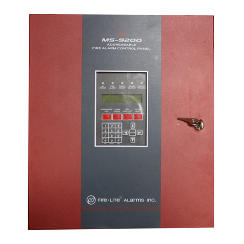 Fire-Lite Alarms MS-9200E Manuel d'utilisation et d'entretien