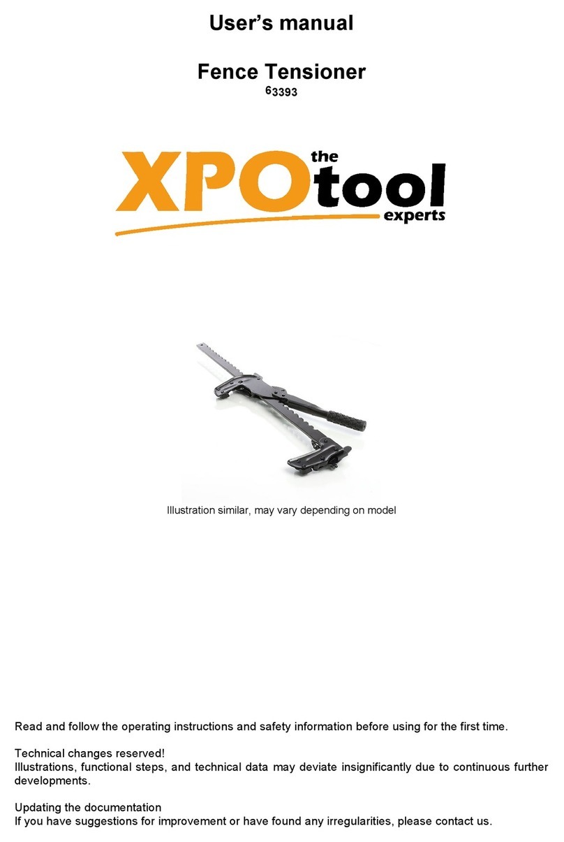 XPOtool 63393 Manuel utilisateur