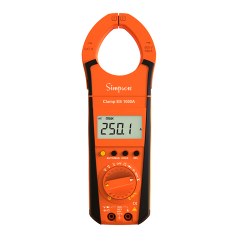 Simpson ES 1000/400A Manuel utilisateur
