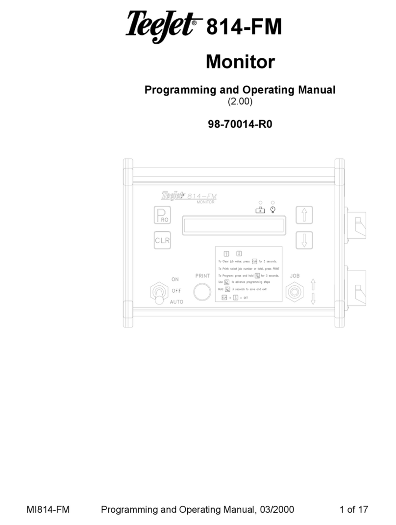 TeeJet 814-FM Manuel utilisateur