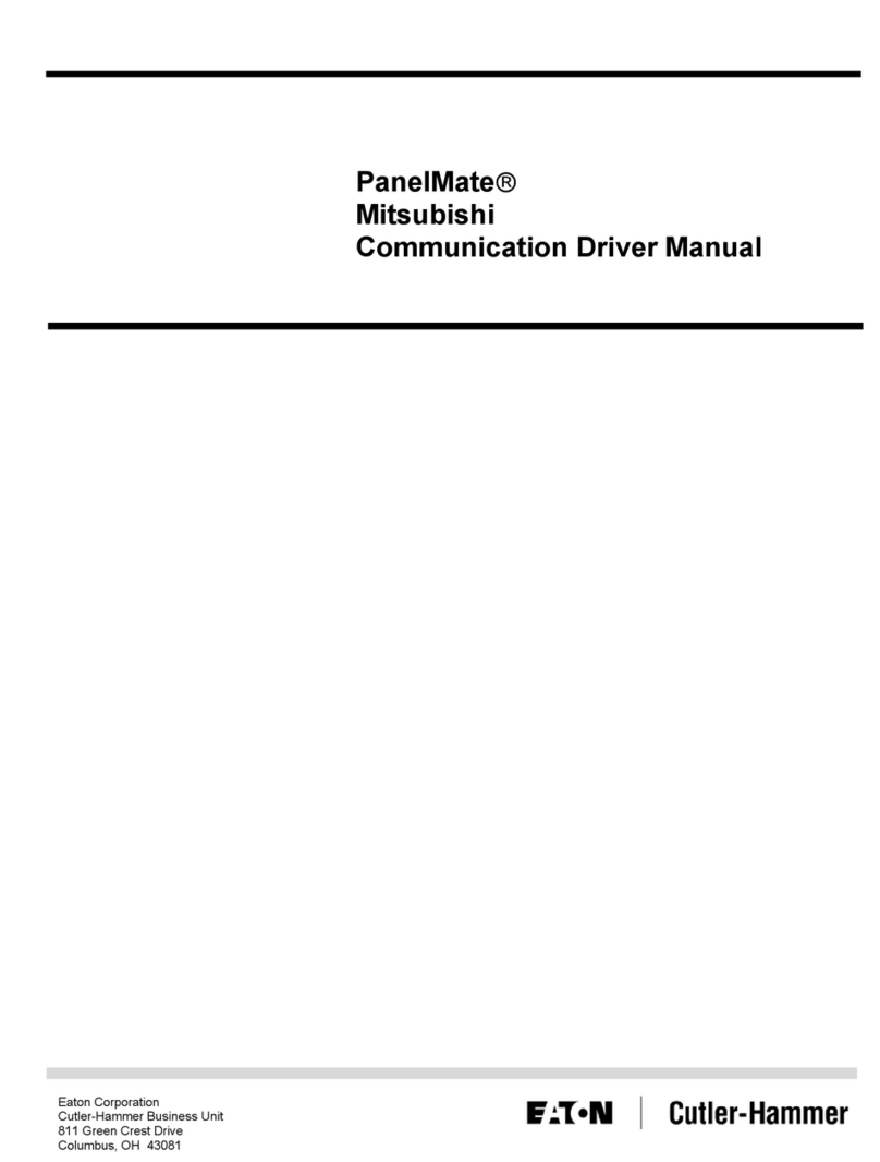Eaton Cutler-Hammer PanelMate Manuel utilisateur