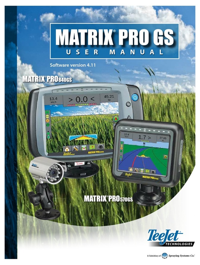 Spraying Systems TeeJet TECHNOLOGIES MATRIX PRO GS Manuel utilisateur