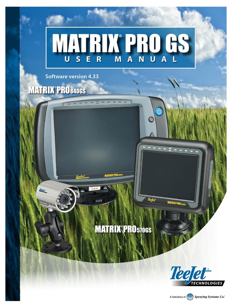 Spraying Systems TeeJet TECHNOLOGIES MATRIX PRO GS Manuel utilisateur
