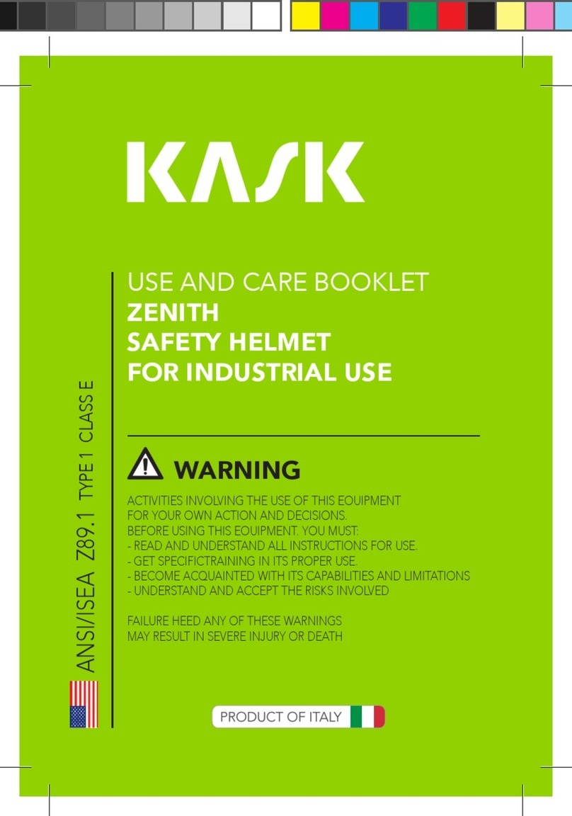 Kask ZENITH Manuel du propriétaire Kask ZENITH Manuel du propriétaire
