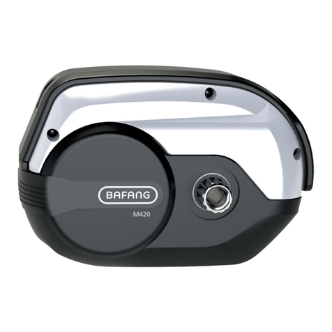 BAFANG M420 Manuel utilisateur BAFANG M420 Manuel utilisateur