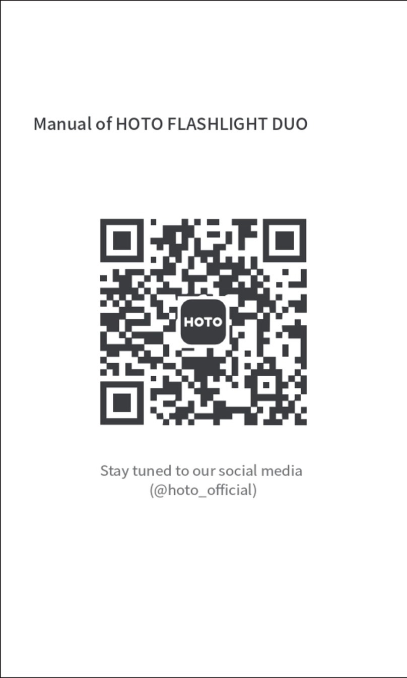HOTO FLASHLIGHT DUO Manuel utilisateur