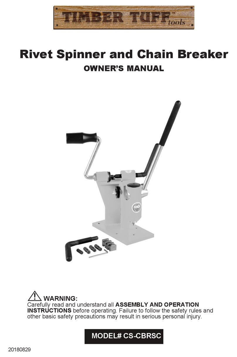 Timber Tuff Tools CS-CBRSC Manuel utilisateur