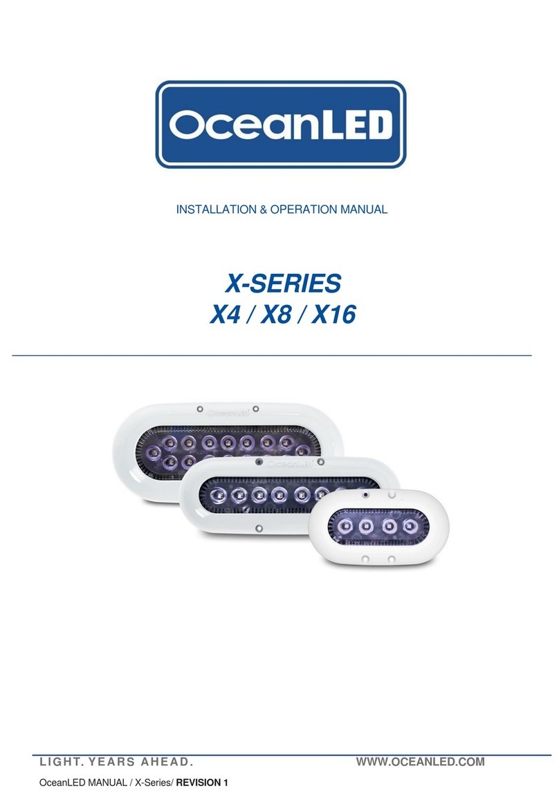 Oceanled X Series Manuel utilisateur
