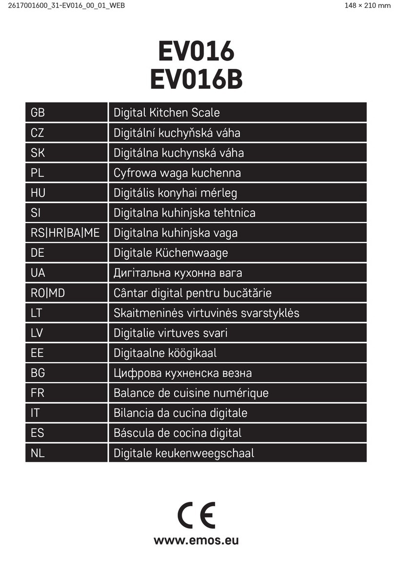Emos EV016 Manuel utilisateur