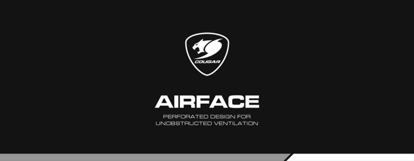 COUGAR AIRFACE Manuel utilisateur