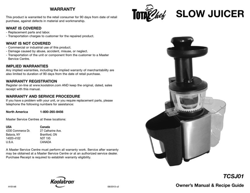 TOTAL chef TCSJ01 Caractéristiques techniques