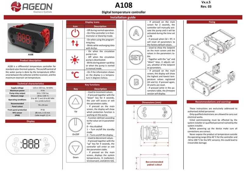 AGEON A108 Manuel utilisateur
