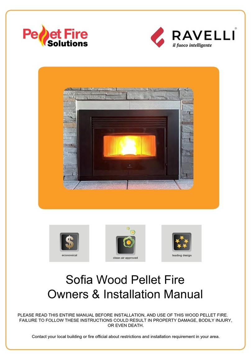 Pellet Fire Solutions RAVELLI Sofia Guide de démarrage rapide