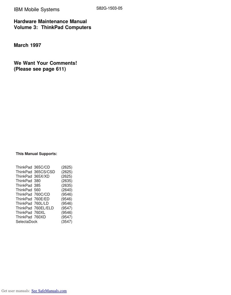 IBM ThinkPad 365C Manuel du propriétaire